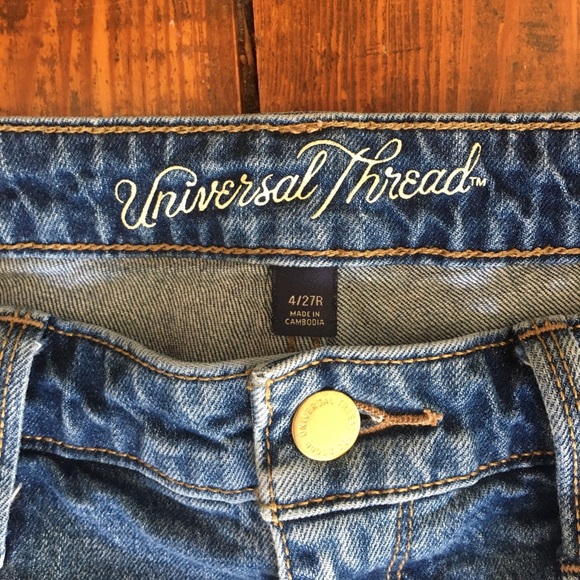Universal Thread denim shorts high waisted 27 / 4 - Picture 2 of 5